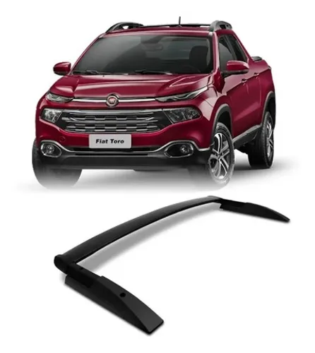 Rack De Teto Traves Traseiro Fiat Toro 2019 à 2021 Preto - Projecar