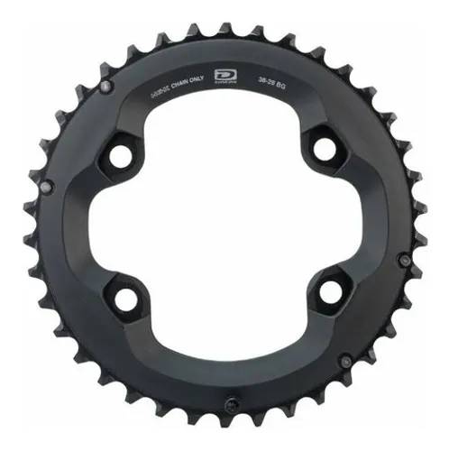 Coroa Dupla MTB Shimano Deore M6000 2x10 38 dentes BCD 96mm SLX M7000 XT M *