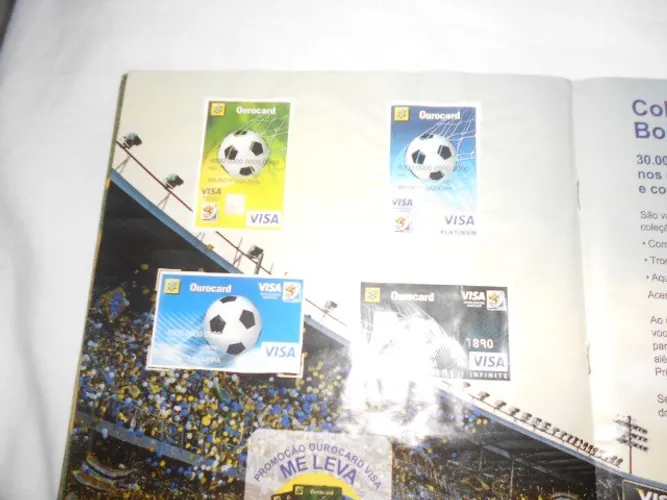 Figurinhas copa 2010 promocional VISA