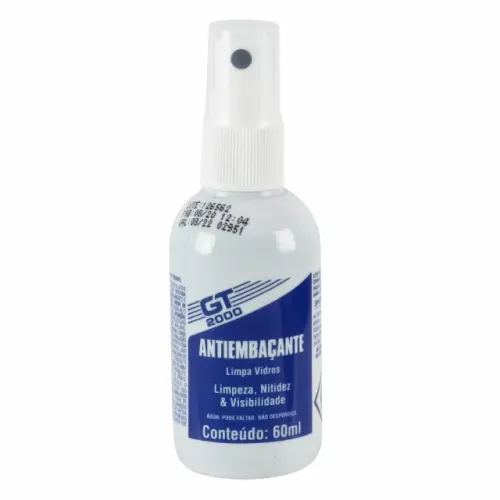 Antiembaçante Spray Limpa Vidros Pump 60ml Gt2000