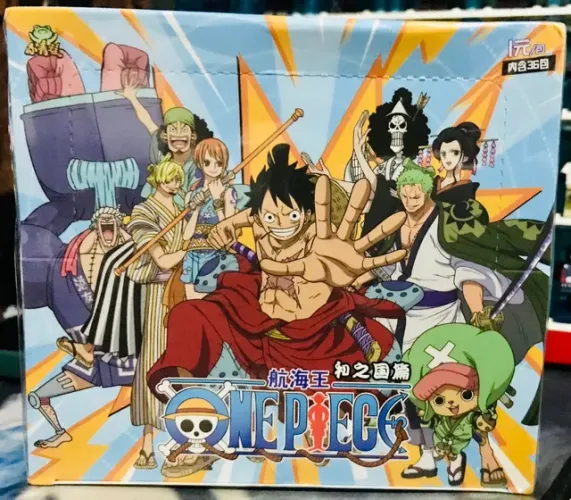 Box Cards One Piece Wano Country Capítulo 1 Figurinhas Anime