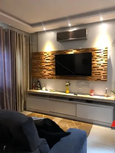 Casa de condomínio na Vila Ré Patriarca: 80m², moderna, 2 suítes, 2 vagas de garagem, ar c