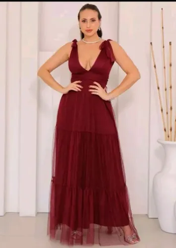 Vestido Marsala