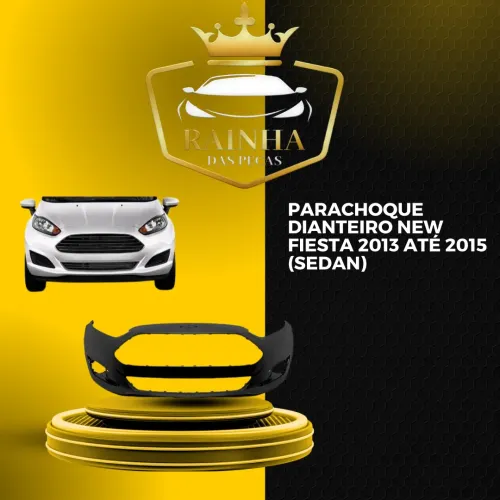 Parachoque Dianteiro New Fiesta 2013 até 2015 (Sedan)