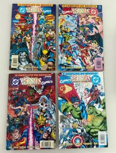 Hqs Marvel vs DC - O Conflito do Século!