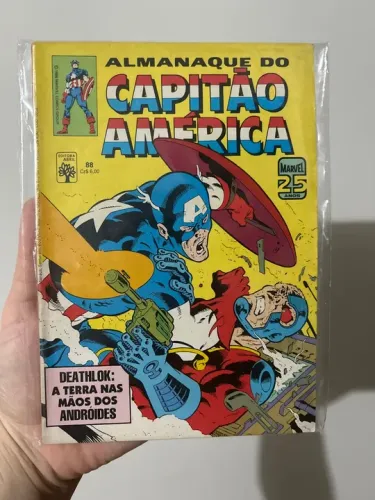 Hq Almanaque do capitão América n 88, editora Brasil 