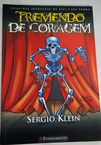 Livro "Tremendo de coragem" pouco usado