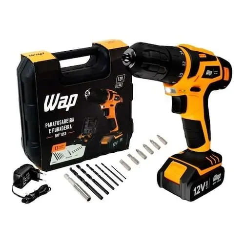 Parafusadeira e furadeira a bateria 12v Wap Lion