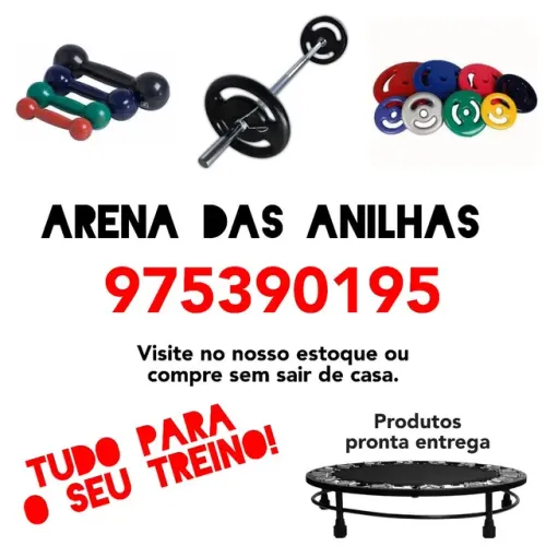 Piso anilhas barra halter peso