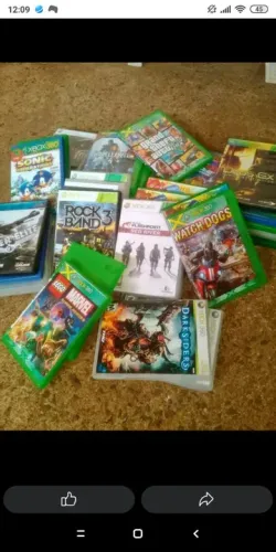 Lote c / 40 jogos Xbox 360 d3$travad0