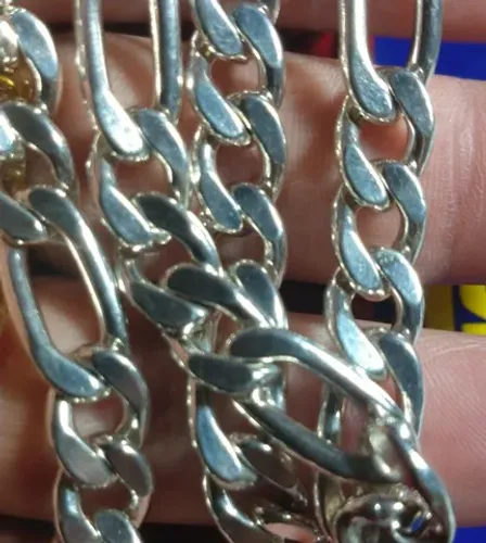 Pulseira Prata 950 Peso 49.40 Gramas 16 mm 23 Cm