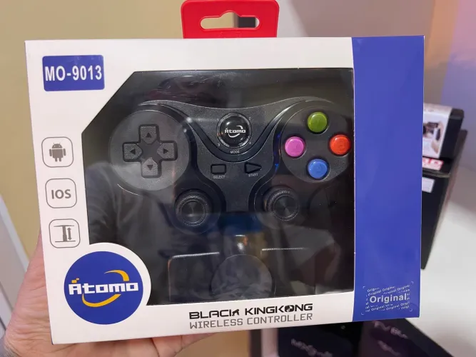 Controle GamePad Gamer joystick bluetooth para celular iOS Android