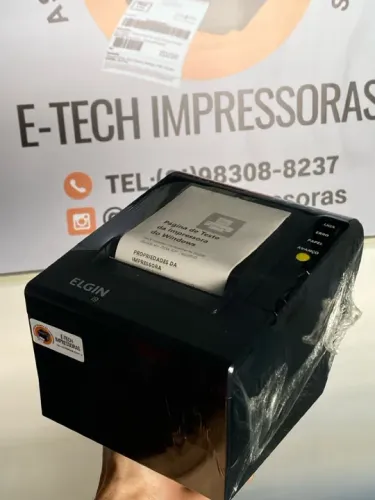 Impressora Térmica de Cupom Elgin I9 Rede + USB