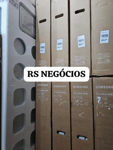 Smart Tv 75 4K Crystal DU7700, Nova + Nota Fiscal (Até 12x)