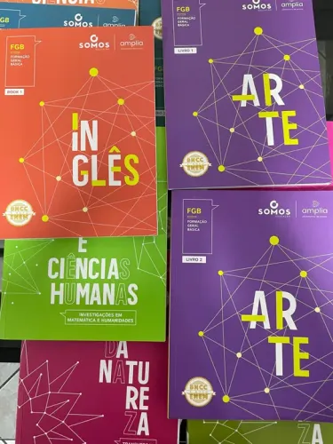 Coleção de livros 1° ano Somos educação