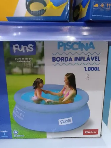 Piscina Infantil Inflável 1000L - Diversão Garantida!