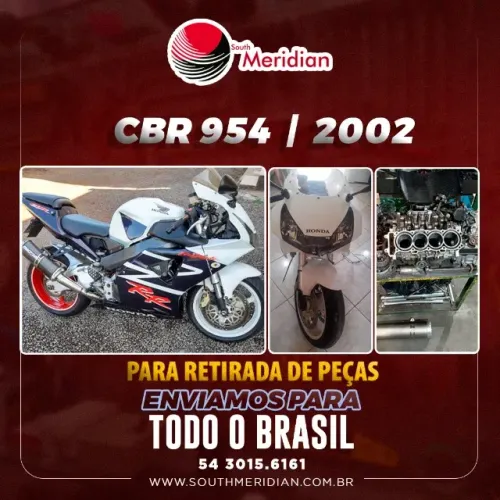 Sucata de moto para retirada de peças Honda CBR929 2002
