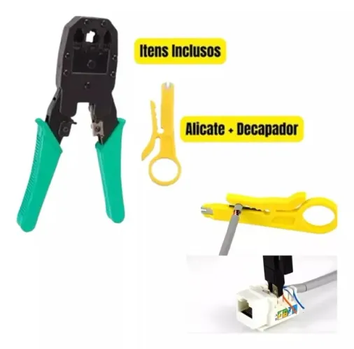 Alicate Crimpar Conector RJ45
