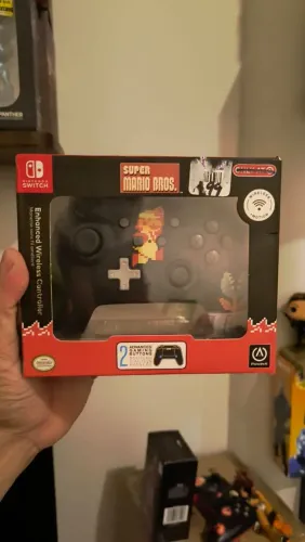 Controle sem fio Super Mario Bros para Nintendo Switch de vídeo game 