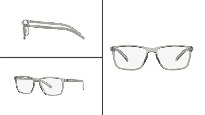 Armação para Óculos de Grau Arnette Cocoon AN7187L - Cinza Translúcido - 2725/55