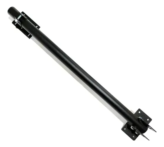 Suporte Haste p/ Sensor de Alarme e câmera 60cm - Alumínio Preto - NOVO