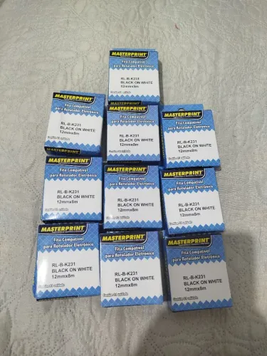 Fita compatível para rotuladora eletrônica 