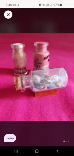 Kit garrafinhas areia 