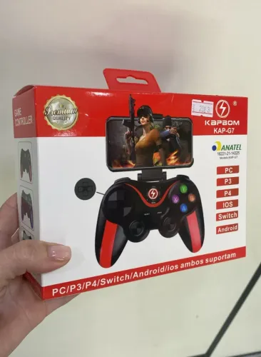 Controle Gamer Para Jogos Kap-g7 Joystick Celular Pc Bluetooth - Loja Coimbra -Entregamos