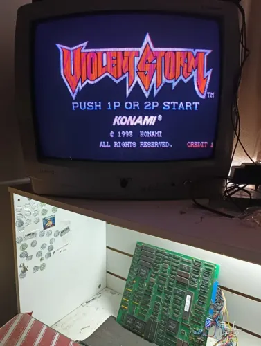 Placa Fliperama Violent Storm