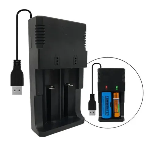 Carregador Duplo Regulável Para Bateria e Pilhas - Luatek em São Luís ma