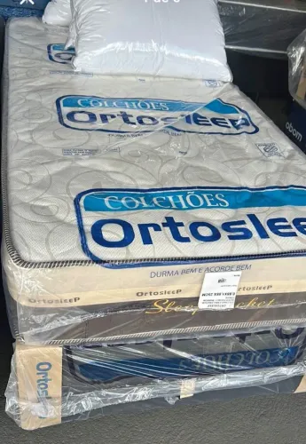 Cama solteiro colchão molas ensacadas