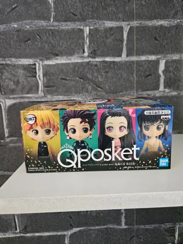 4 Bonecos miniaturas de Demon Slayer Kimetsu no Yaiba