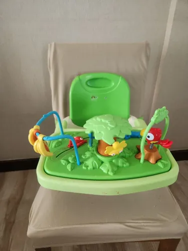 Cadeira alimentação para bebe ficher price amigos da floresta ( usado)