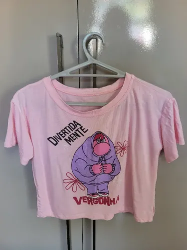 Blusa divertidamente tam P usadas