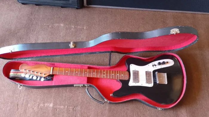 Guitarra Giannini antiga com case 