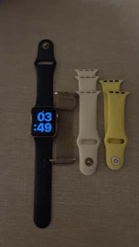 apple watch serie 3 38mm com 4 pulseiras 
