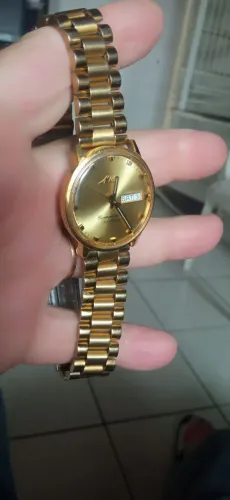 Relógio Mido Commander Ocean Star Dourado Vintage