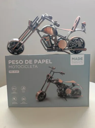 Motocicleta metal - Decoração para Escritório