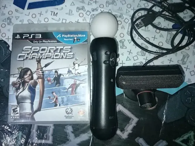 kit ps move playstation 3  nao acompanha cabo carregar funcionado perfeitamente