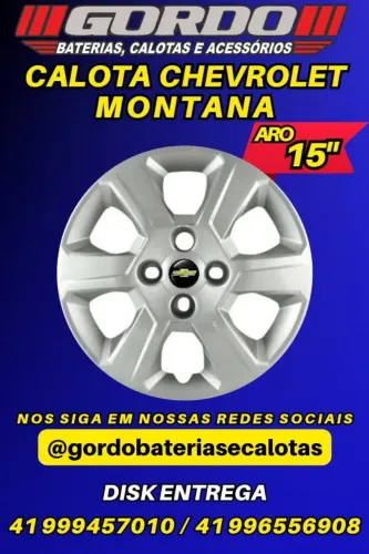 calota montana aro 15 modelo original gm . disk entrega 