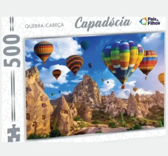 Lacrado Quebra cabeça Capadocia Balões 500 peças - Puzzle QC Pais e filhos