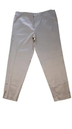 Calça Prateada Cia da Moda Tam. G
