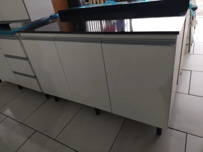 Balcão para mantimentos novos Armário de Cozinha Moderno 