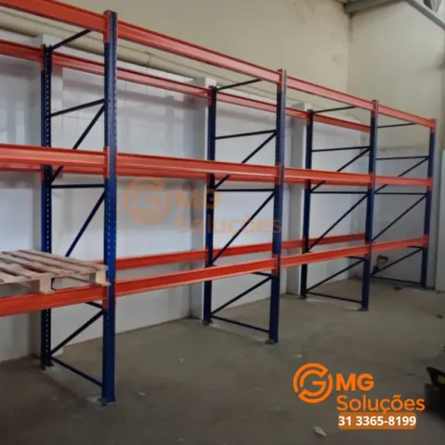 Porta Pallet - estrutura pesada para empilhadeira