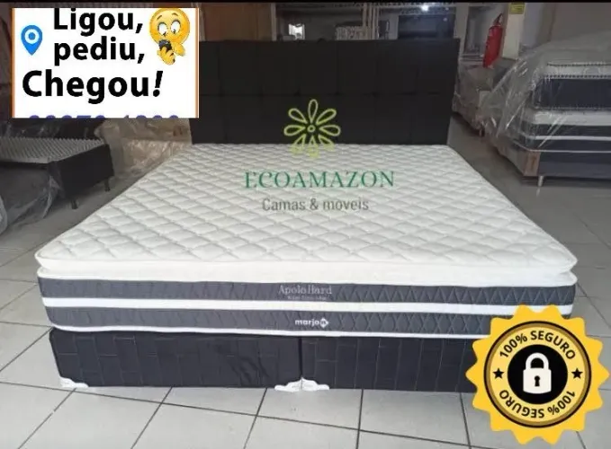 Cama super king apolo + 2 Travesseiro de brinde 