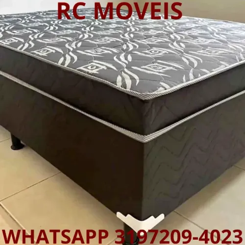 Cama Box Casal OrthoBox com Colchão D33 - Conforto e Durabilidade Garantidos