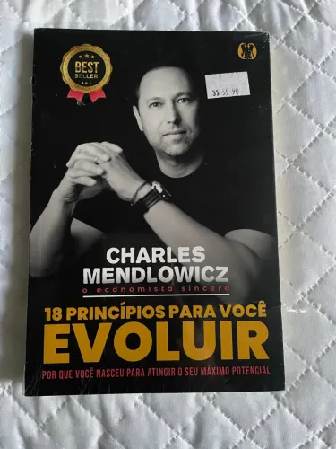 Livro novo 18 Princípios Para Você Evoluir - Charles Mendlowicz