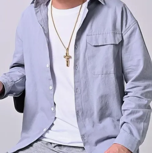 Crucifixo Masculino Religioso ?Paixão de Cristo? - Banhado a Ouro (NOVO)