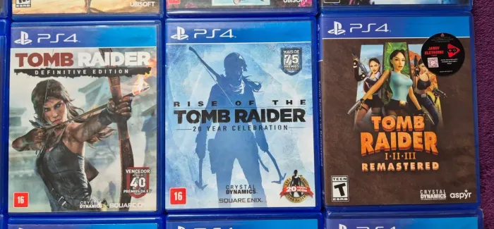 Tomb Raider - Coleção Completa PS4