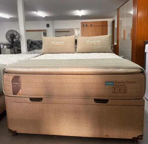 Cama box com baú probel D33 supremo 138x188